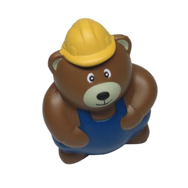 PU Foam Engineer Bear Squeeze Toy