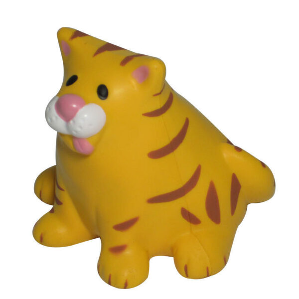 Tongue-Sticking Tiger PU Foam Stress Toy