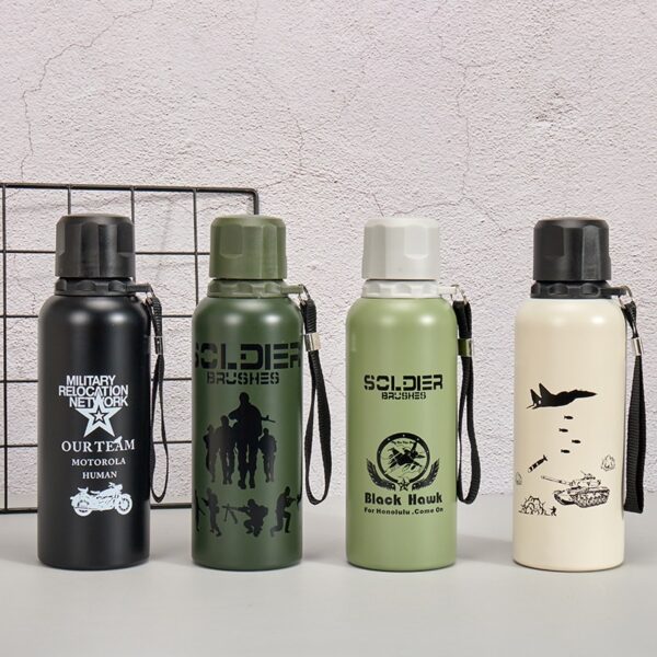 Vacuum Portable 16oz Stainless Steel Insulated Bottle