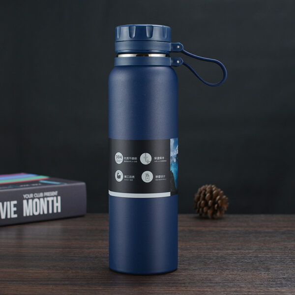 Outdoor Go-Anywhere Stainless Steel Bottle with Link-Lid Handle 26oz