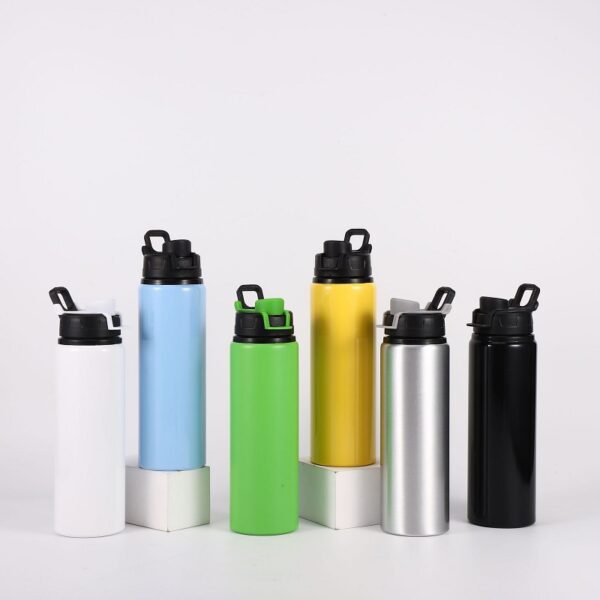 Aluminum Sports Water Bottle with Carry Handle 27oz