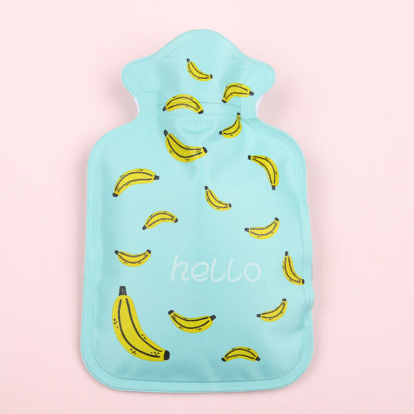 Mini PVC Logo-Printed Hot Water Bottle with Waist Cover 280ml