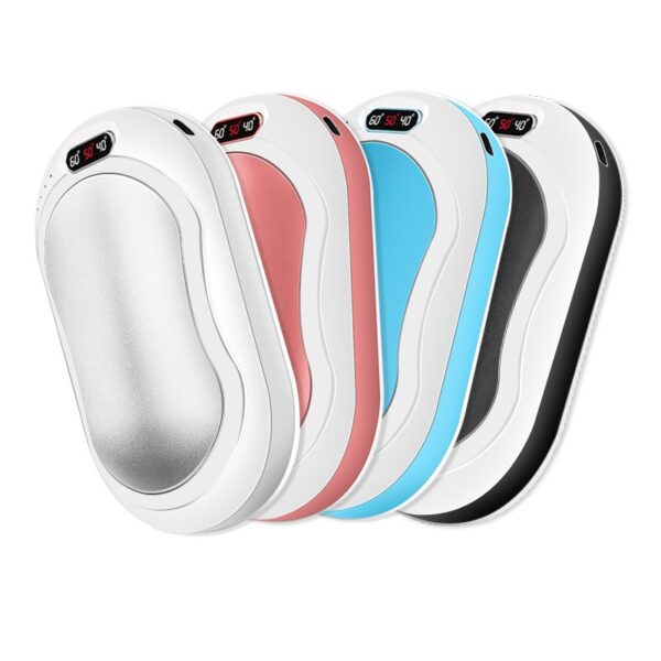 Temperature Display Hand Warmer Power Bank 10000 mAh