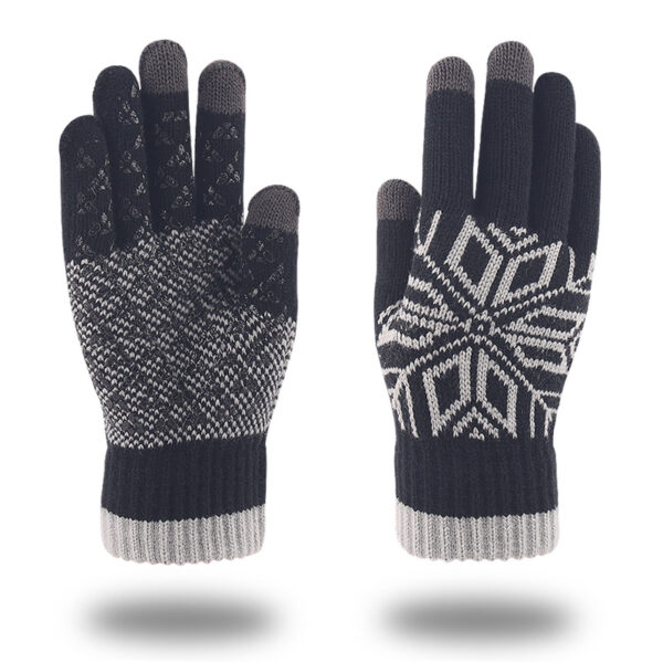 Touch Screen Knitted Woolen Gloves