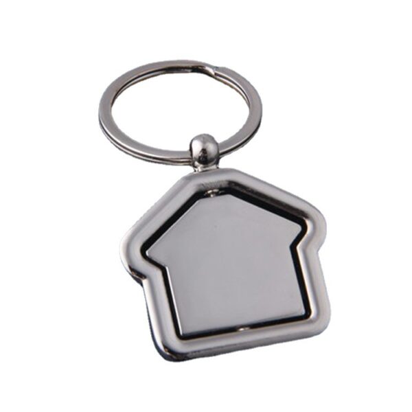 Rotatable Alloy Home Keychain