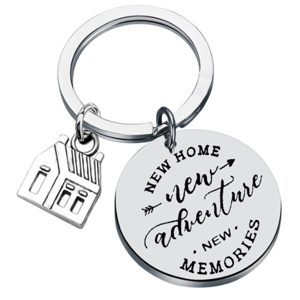 Alloy Home Sweet Keychain