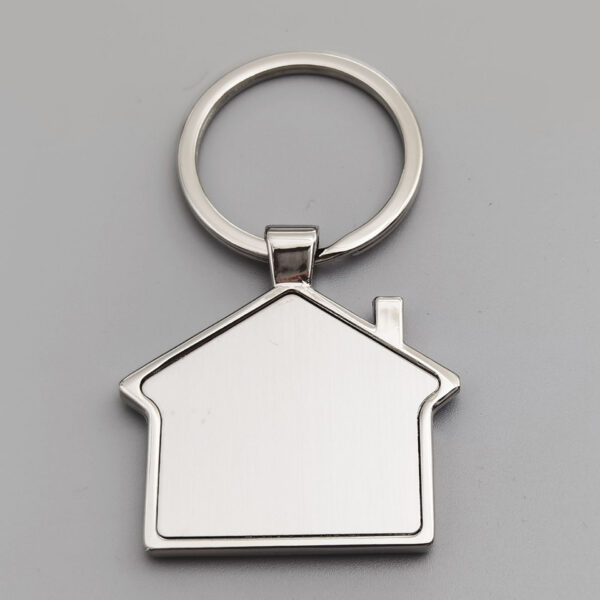 Personalized House Shaped Keychain