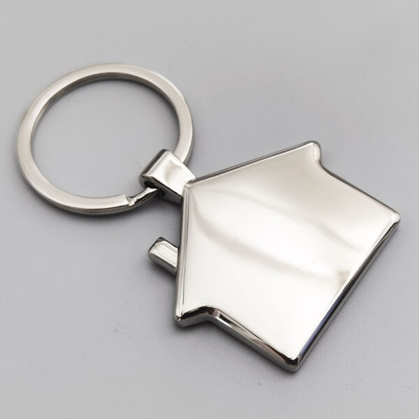 Personalized House Shaped Keychain