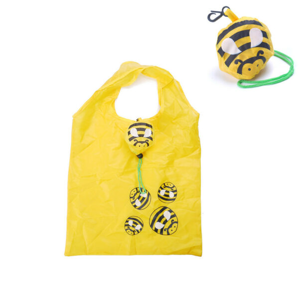 Polyester Bee Foldable Shopping Bag