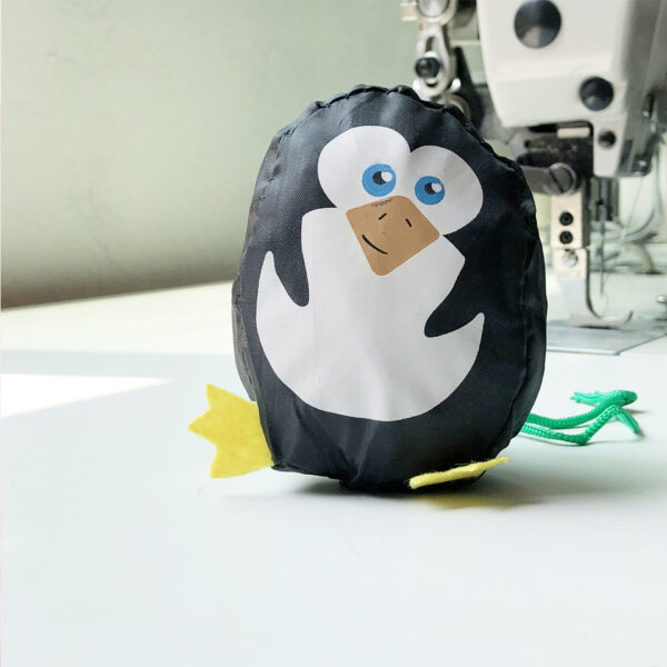 Polyester Penguin Foldable Shopping Bag