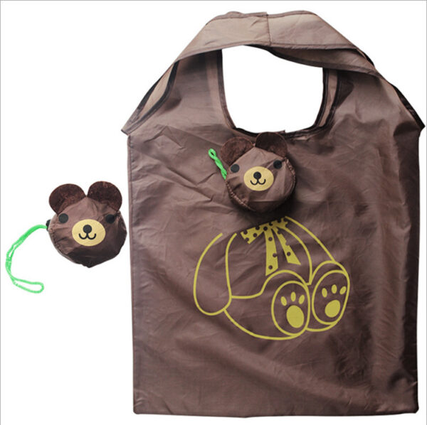 Polyester Bear Foldable Shopping Bag