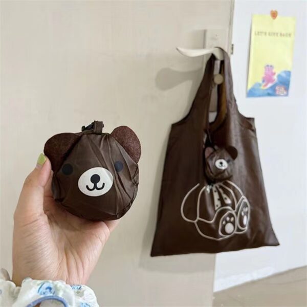 Polyester Bear Foldable Shopping Bag