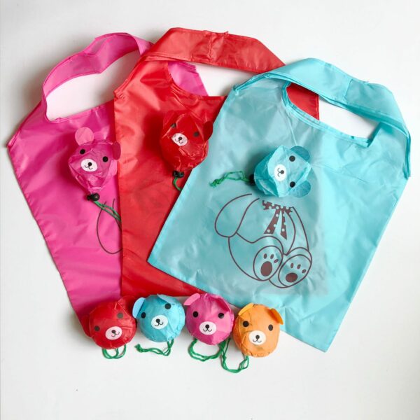 Polyester Bear Foldable Shopping Bag