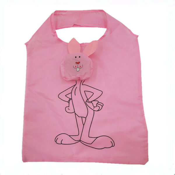 Polyester Rabbit Foldable Shopping Bag