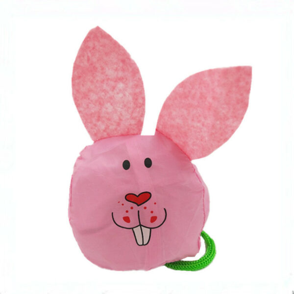 Polyester Rabbit Foldable Shopping Bag