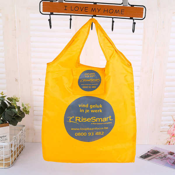 Polyester Reusable Foldable Shopping Bag