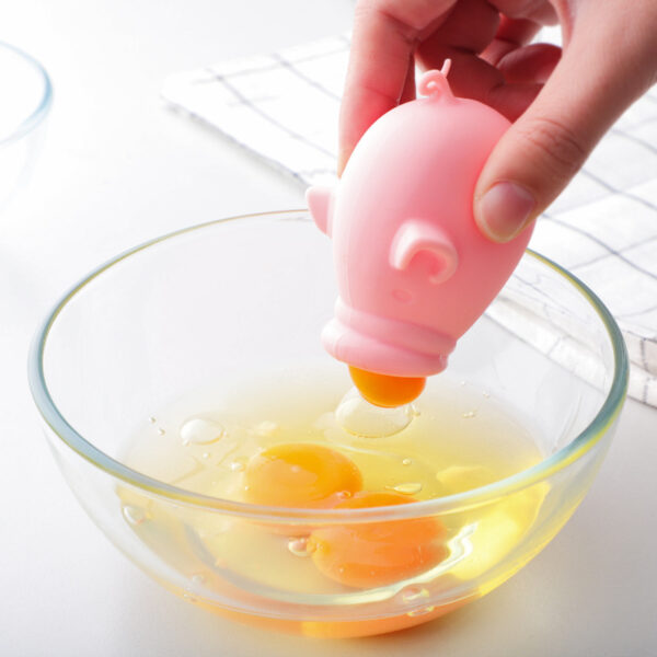 Silicone Pig Shape Egg Separator