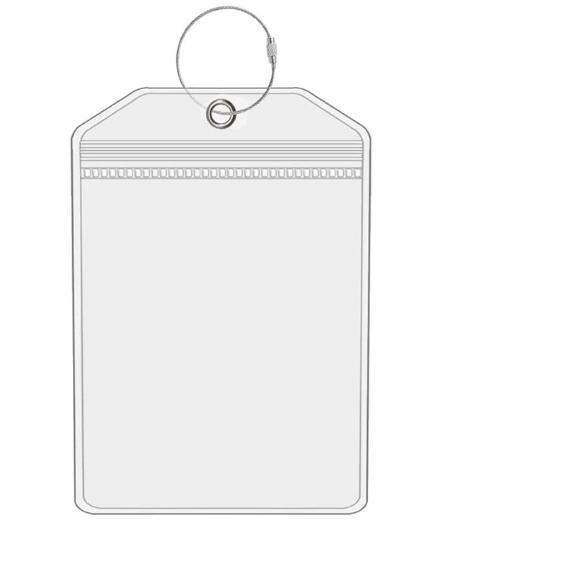 Large Size Waterproof PVC Luggage Tag