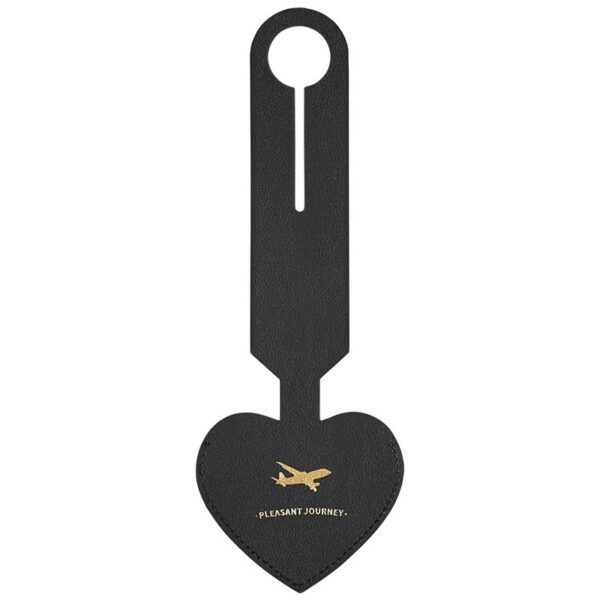 Custom Leather Heart Shape Luggage Tag