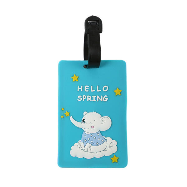 Fashion Silicone Travelling Packaging Tag