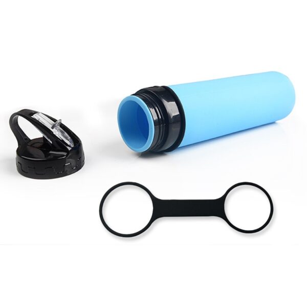 Outdoor Leakproof Silicone Foldable Water Bottle