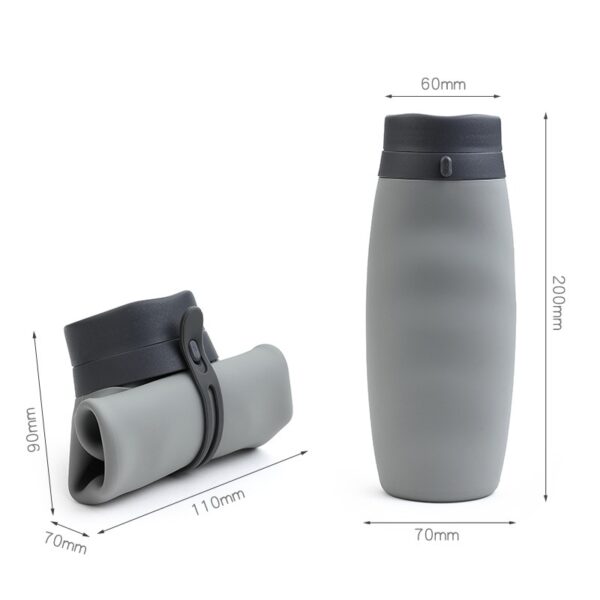 Heat-resistant Foldable Silicone Water Bottle