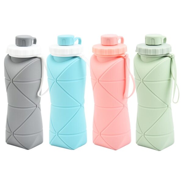 Customizable Siliocne Foldable Water Bottle