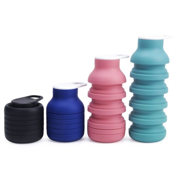 Oitdoor Sports Silicone Foldable Water Bottle