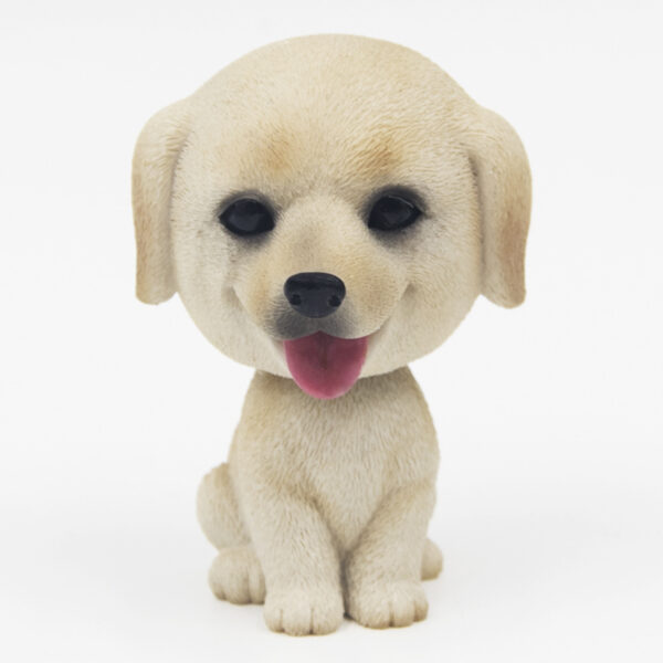 Resin Happy Dog Bobblehead