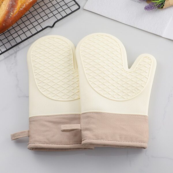 Extended Two-finger Kitchen Silicone Gloves