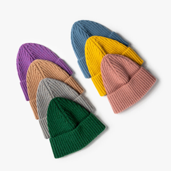 Autumn & Winter New Cotton Cashmere Knit Beanie