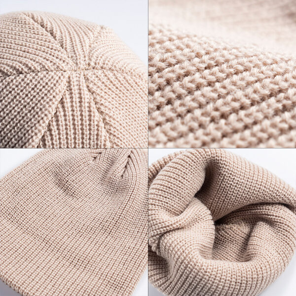 Short Knitted Woolen Beanie