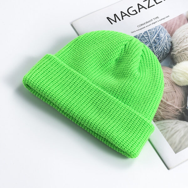 Short Knitted Woolen Beanie