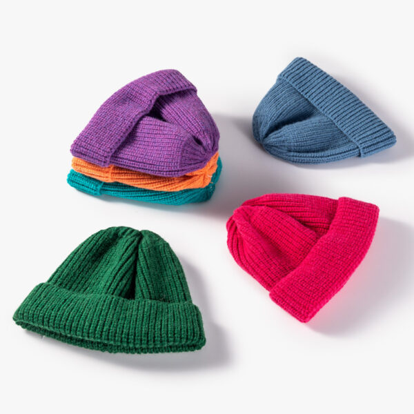 Loose Woolen Knit Beanie