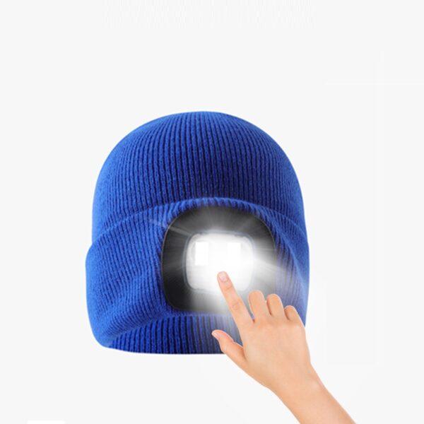 Outdoor Camping LED Lights Knit Beanie