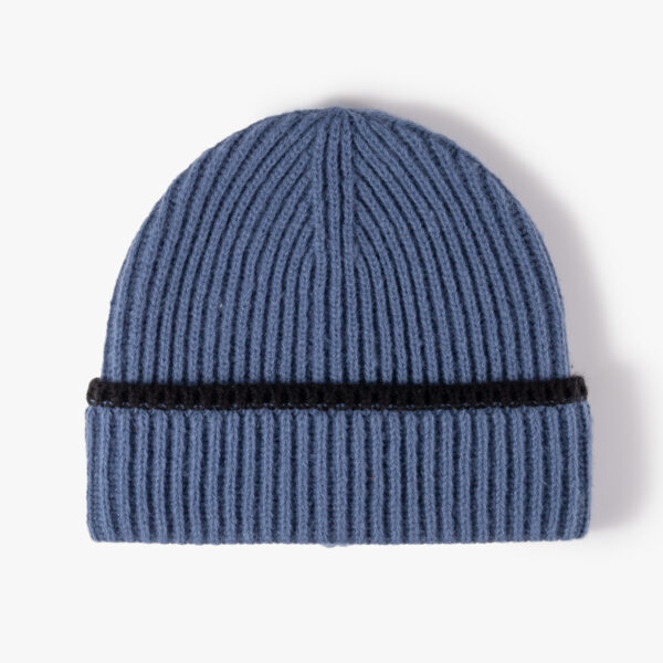 Flap Jacquard Woolen Beanie