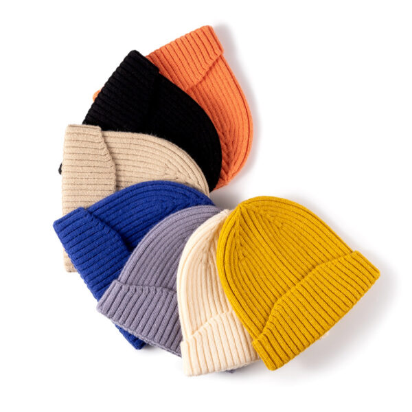 Cotton Cashmere Fashion Knit Beanie