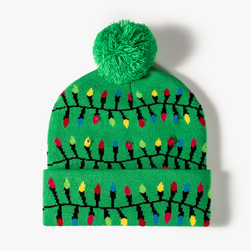 LED Christmas Knit Beanie