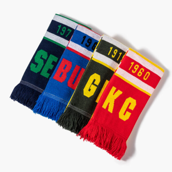 Jacquard Logo Knit Scarf