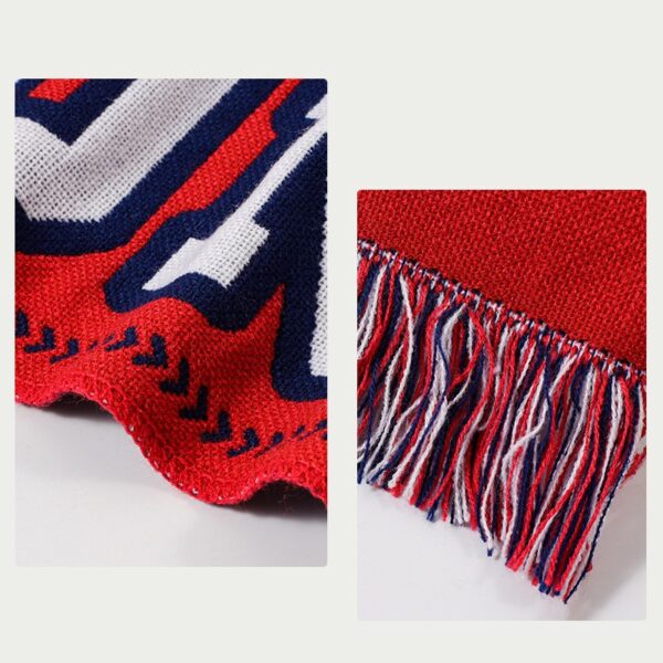 Jacquard Woven Football Scarf