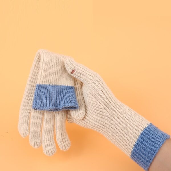 Touch Screen Knitted Woolen Gloves