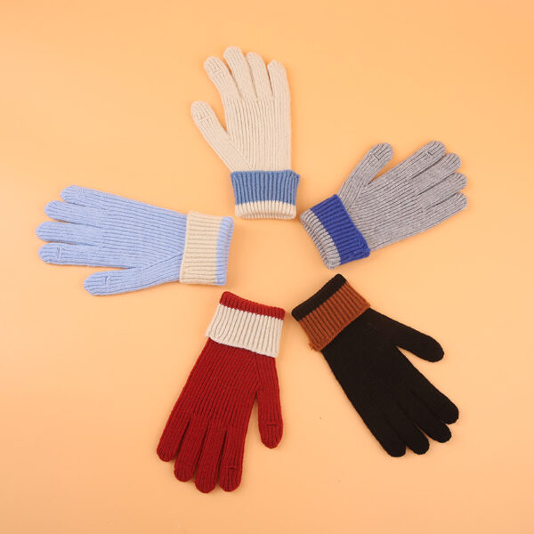 Touch Screen Knitted Woolen Gloves