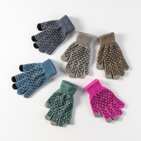 Rubber Dot Anti-slip Knitted Gloves