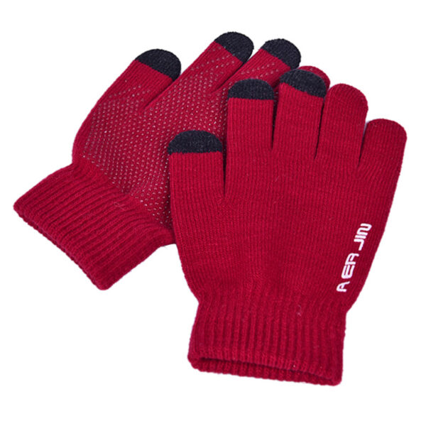 Touch Screen Woolen Knitted Gloves