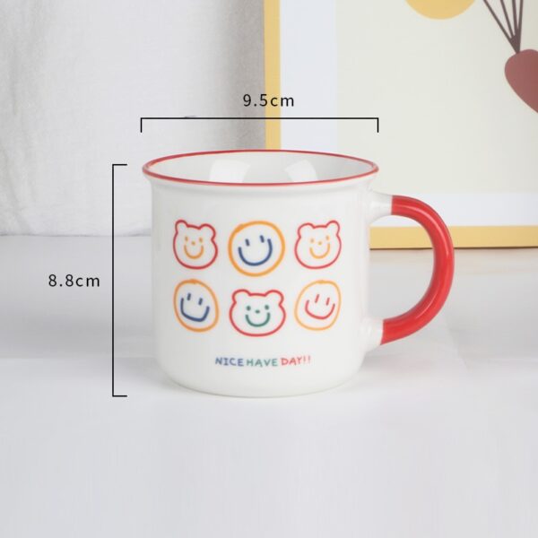 Cute Ceramic Mug for Home Use 14OZ