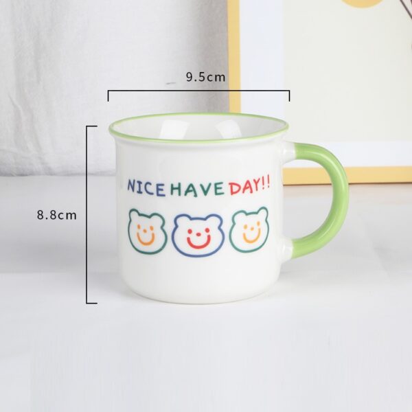 Cute Ceramic Mug for Home Use 14OZ