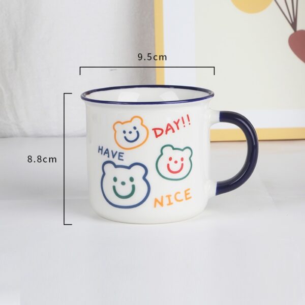 Cute Ceramic Mug for Home Use 14OZ