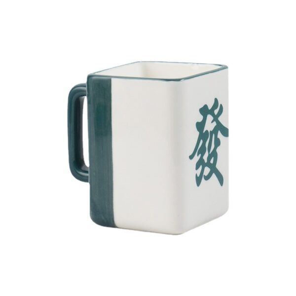 Chinese Characteristic Mahjong Ceramic Mug 13OZ