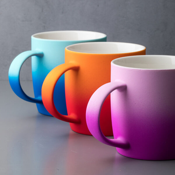 Spray Glaze Gradient Creative Ceramic Mug 12OZ