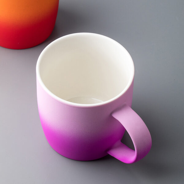 Spray Glaze Gradient Creative Ceramic Mug 12OZ